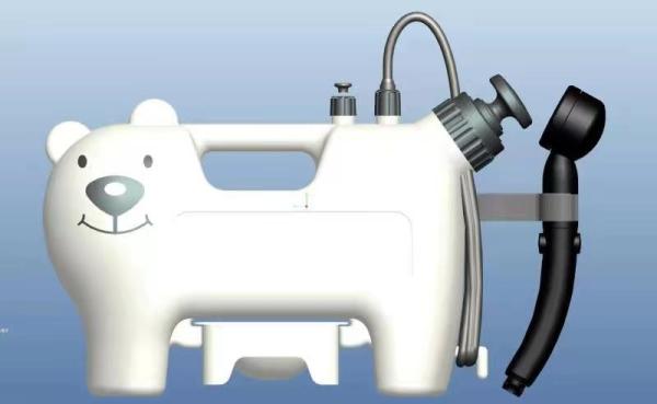 Eco Friendly Soft Portable Pet Washer Silicone Cat Bath Outside Dog Shower