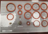 Anillos o coloreados goma de silicona de la prueba de aceite AS568 NBR para sellar OEM/ODM