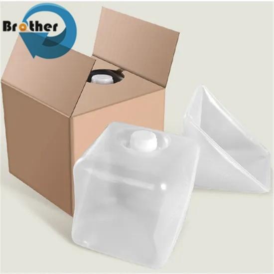 Water Container Water Storage Bag 5 Gallon Dispensing Collapsible Water Carrier 20 Liter Cubic Drinking Food Grade Cubitainer