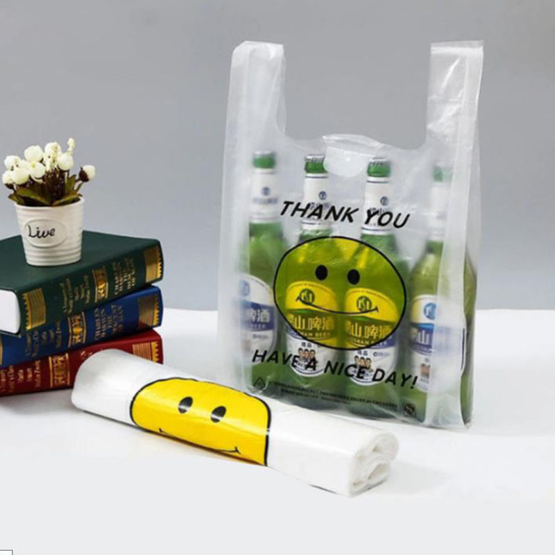 Initial Payment Customized Sachet Plastique and Plastic Bags with Thank You Bags