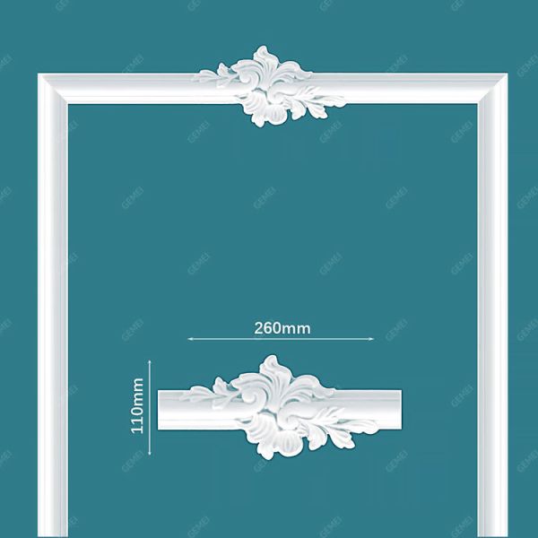 GD-85008 Hot-Sale Pu Foam Flat Fireproof Architectural Corner Mouldings For Church