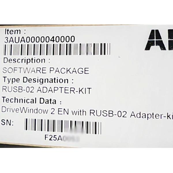3AUA0000040000 RUSB-02 DriveWindow 2.X EN Debugging Tool New In Box