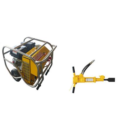 Quebra concreta de Asphalt Breaker For Demolition Or da gasolina