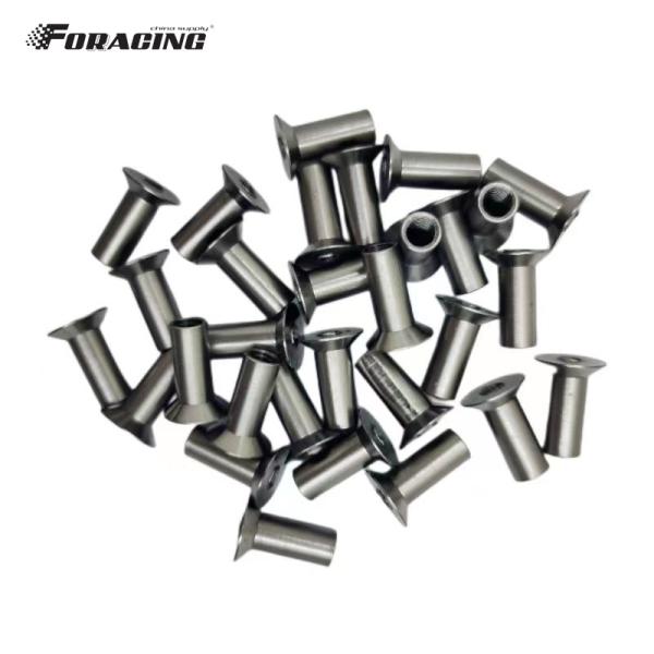 Универсальный спортивный велосипед Педаль из нержавеющей стали Контрзагруженный рукав гайка M4 идеально подходит для замены / ремонта требований