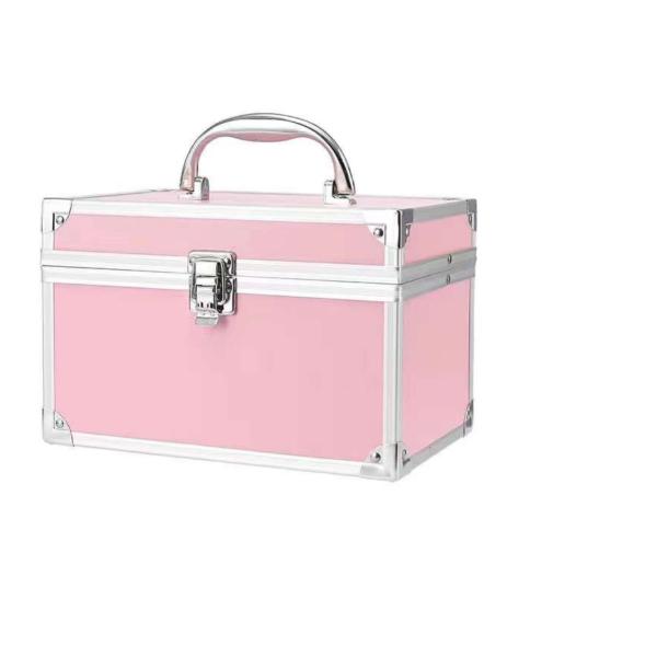 Мультицветный косметический шкафчик для макияжа Фабрика прямая продажа Алюминиевый шкафчик для поезда с замком