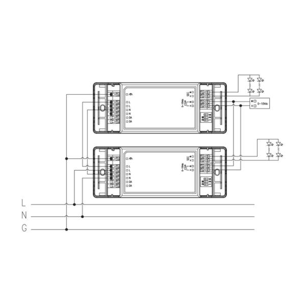 Водитель СИД фликера свободный DALI2.0 Dimmable IP20 KL10C-PDiiV 10W