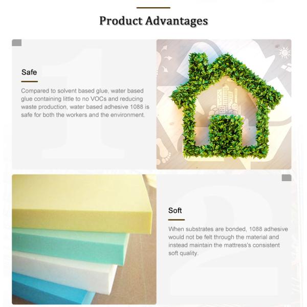 Прилипатель брызг драпирования 2 компонентов водный слипчивый