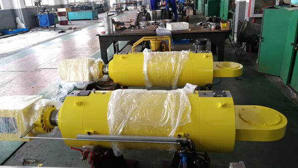 Certificação longa do cilindro hidráulico 1200mm DNV da porta radial superior do denudate