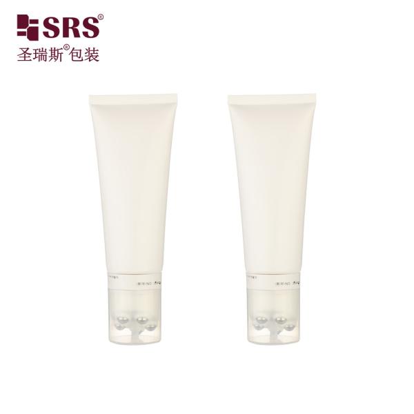 Traslucent Matt Cosmetic Plastic Tube Squeezable D40mm For Stretch Mark Reducer Gel