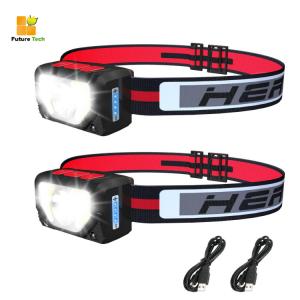 1000 Lumen Rechargeable LED Headlamp with IP55 Waterproof for Camping and Cycling