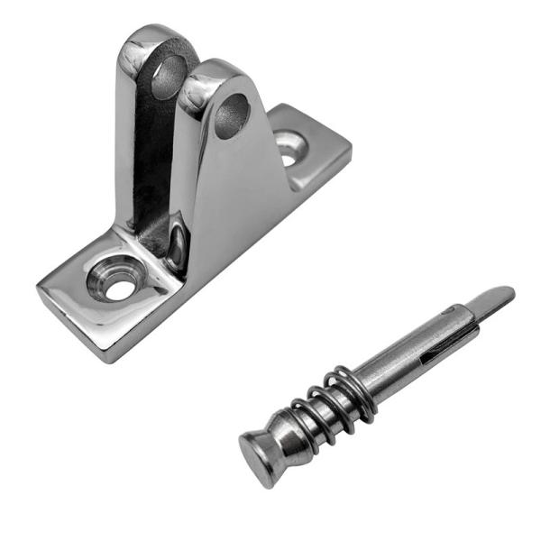 316 Aço inoxidável Bimini Top Deck Hinge Hardware Marítimo para cobertura de acessórios de barco