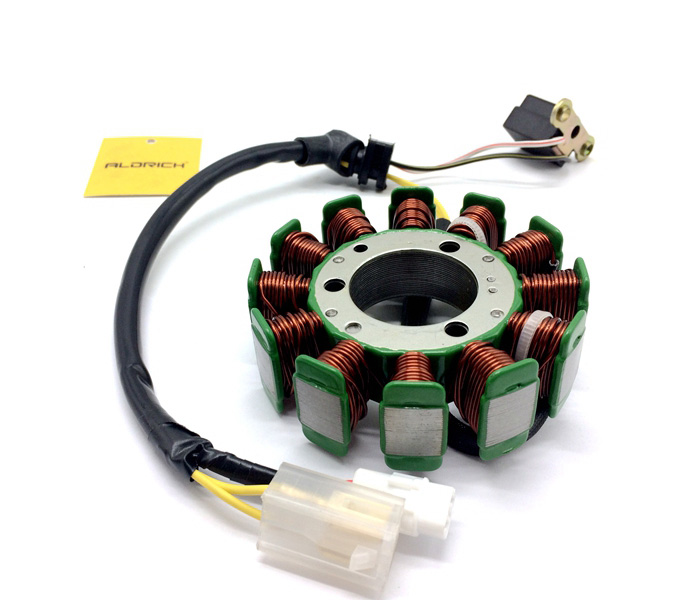 Motorcycle Magneto Stator Coil Copper 12-Pole for Bajaj Pulsar 200NS Generator Assy