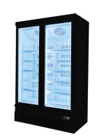Da porta de vidro vertical do congelador do gelado do alimento de -22C refrigerador ereto congelado supermercado da exposição