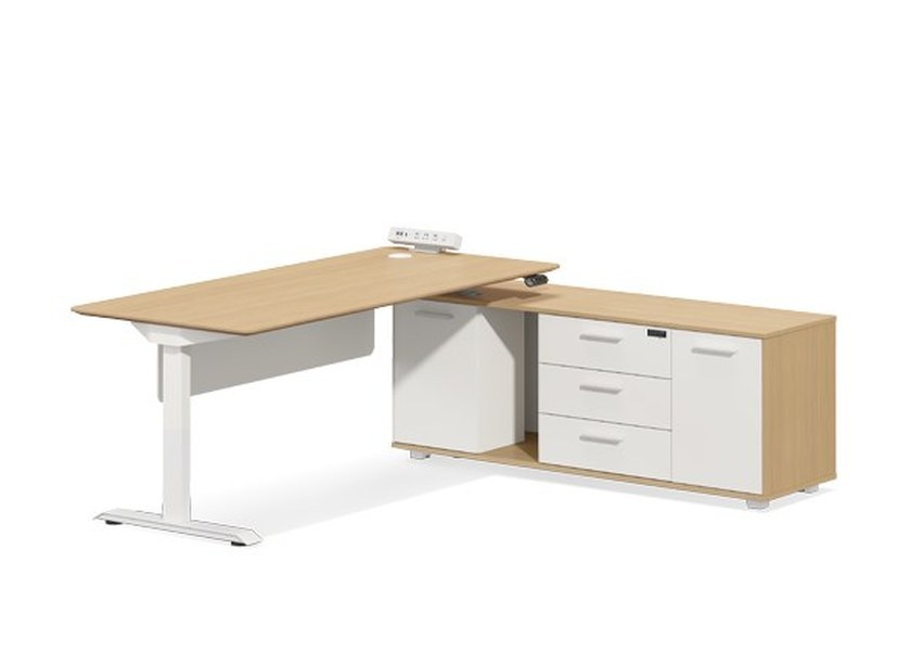 Up1 Office Adjustable Desk with 725-1215mm and 725-1270mm Height Range and Multiple Size Options