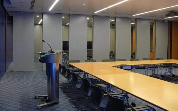 MDF + espessura móvel de alumínio da isolação térmica 65mm de paredes de separação