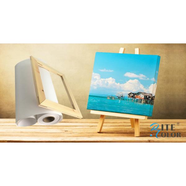 Meios solventes brancos super de Eco, lona matte do algodão da impressão de 380gsm Digitas para Roland