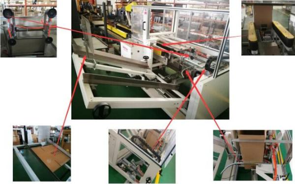 220V 50Hz 5.5 KW Carton Packing Machine Erector Packer And Sealer