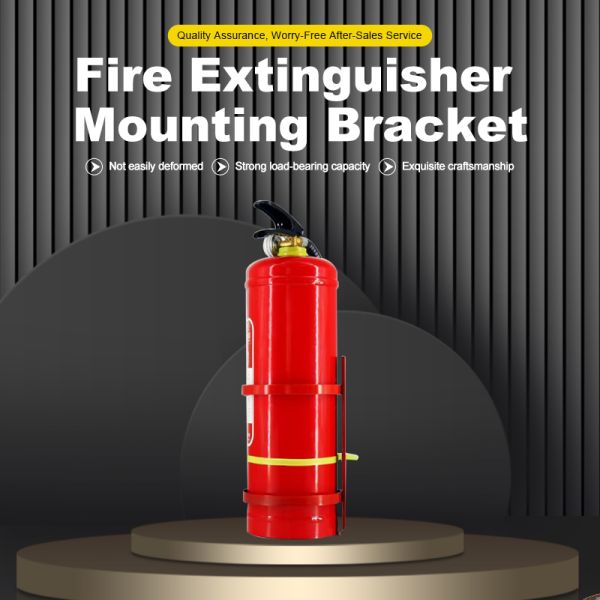 Fire Extinguisher Hanger Fire Extinguisher Fixing Bracket 2, 3, 4, 5, 8kg Portable Dry Powder Fire Extinguisher Double Hanger High Load-Bearing Capacity