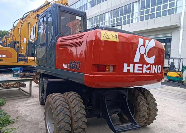 HKL160 Escavação de segunda mão Roda de aço máquina de agarrar máquina de escavação usada