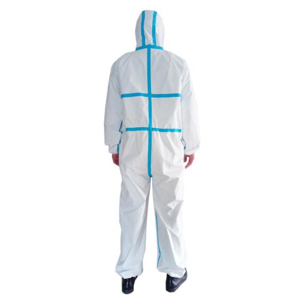 Medical Disposable Coveralls Heavy-Duty Protective Suits Chemical Protection Work wear for Cleaning, Health-Care