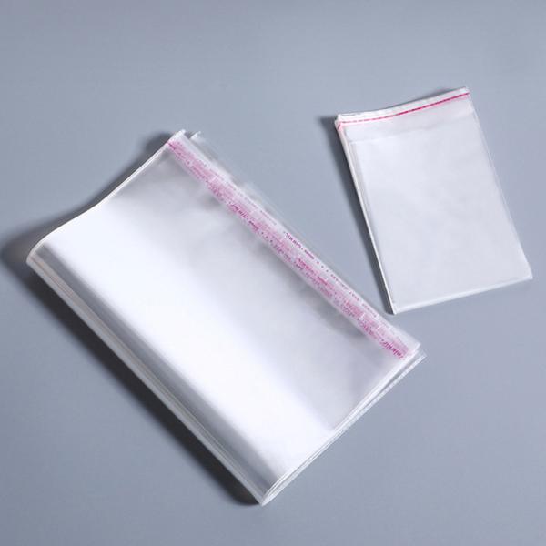 L'emballage transparent clair auto-adhésif a imprimé des sachets en plastique de violoncelle Opp