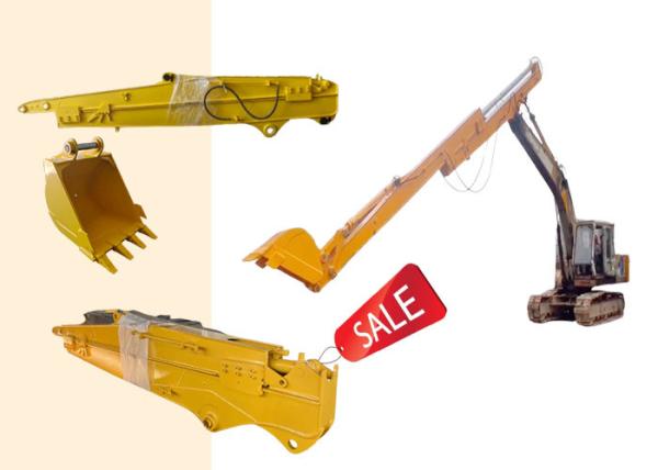 Hydraulic Excavator Long Arm Telescopic Sliding Boom For Cat Hitachi Komatsu