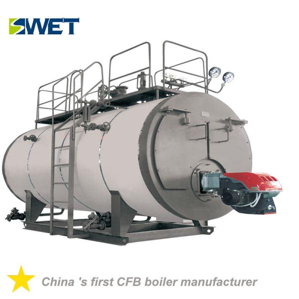 High efficiency 8.4 MW gas oil hot water boiler for Food Industry