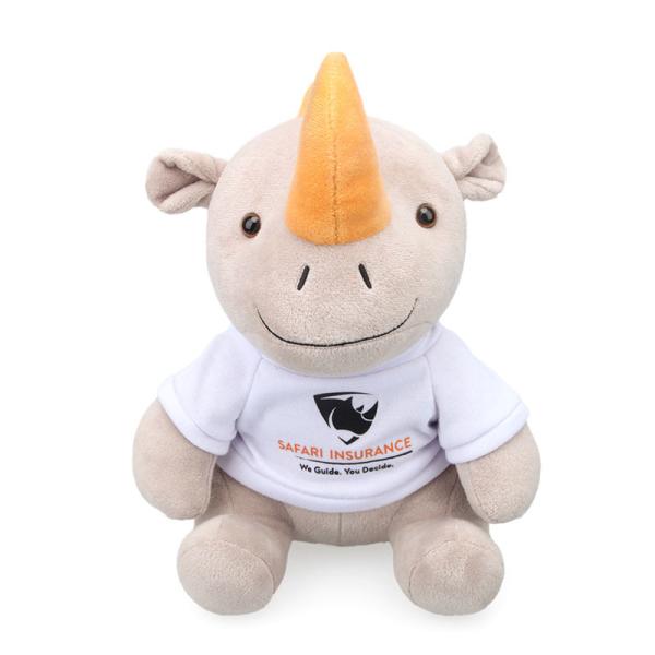 игрушка плюша носорога завалки хлопка полипропилена 25cm Lifelike для младенца