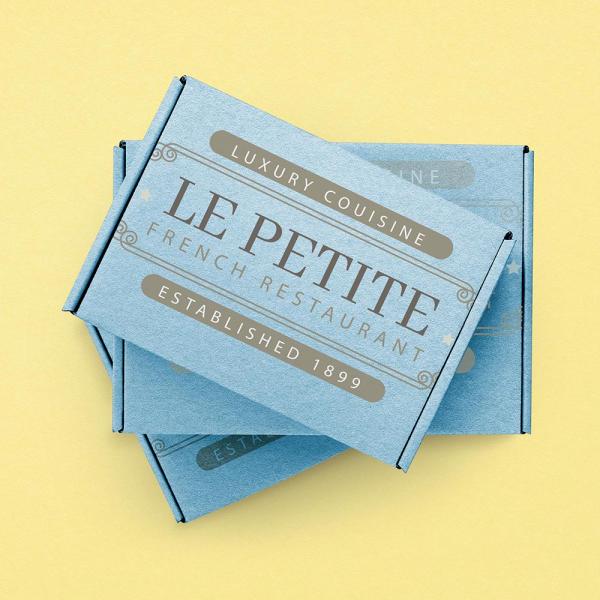 Custom Logo Printed Foldable Blue Thick Cardboard Paper Shipping Boxes for Clothes Shoes