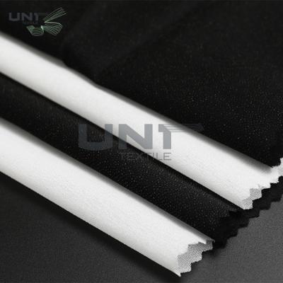Conexão fusable preto do Weave liso, fusão tecida 50gsm da tela