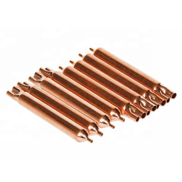 componentes de solda do permutador de calor 7g, comprimento do secador 160mm do filtro do congelador de refrigerador