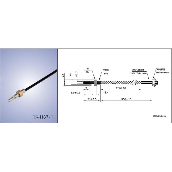 Water Heater Bullet Probe NTC Temperature Sensors High Sensitive Immersion Type