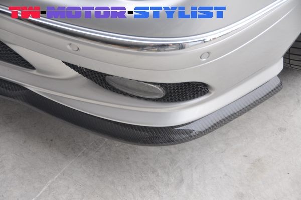 Губы фронта волокна углерода W211 E55 AMG