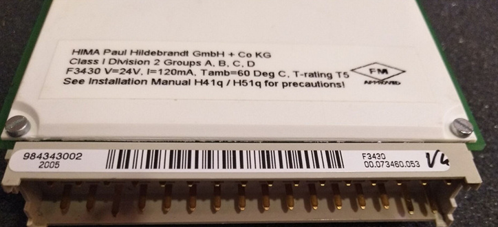 HIMATRIX ОН Plc F3430 он модуль реле створки Plc 4 безопасности модуля реле безопасности родственный