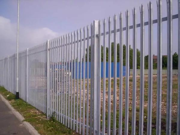 2.1m D Section Steel Palisade Gates Galvanized / Powder Coated Surface Treatment