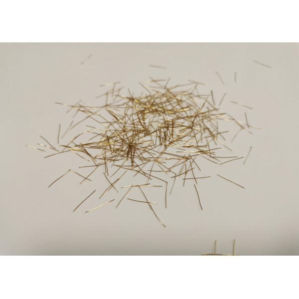 0.2*6mm Concrete Micro Steel Fiber 2500Mpa Copper Wire Material