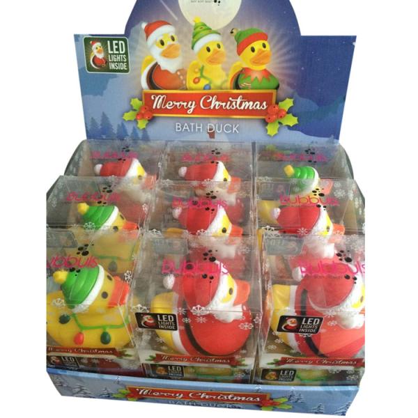 Festival Gift Christmas Rubber Duck Floating Personalised Rubber Bath Ducks