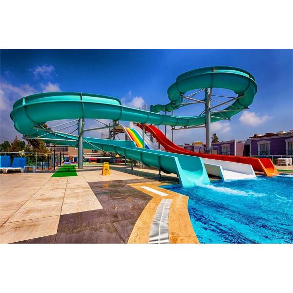 Carnaval Amusements Rides Parc de jouets aquatiques piscine pour enfants toboggan en fibre de verre à vendre