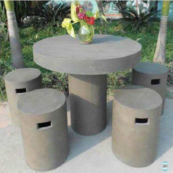 Bancos de assento de concreto GRC ao ar livre Bancos de assento de concreto de cimento de parque público