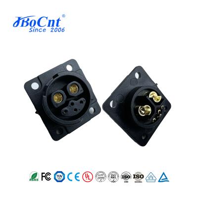 2+4 EBIKE Connector Waterproof Bicycle Battery Discharge 6 Pin For Electric Bike Push Lock