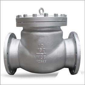 10 FLANGE da libra A216 WCB RF da válvula de verificação 300 do balanço do aço carbono da polegada