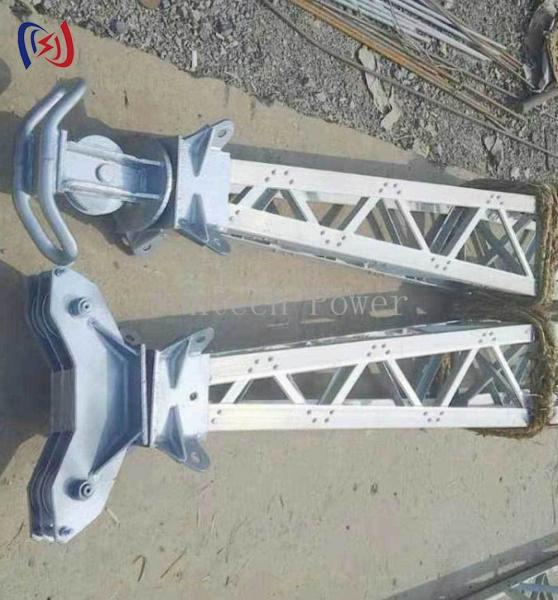 Heavy Duty Inner Suspended Lattice Gin Pole For Transmission Tower Construction