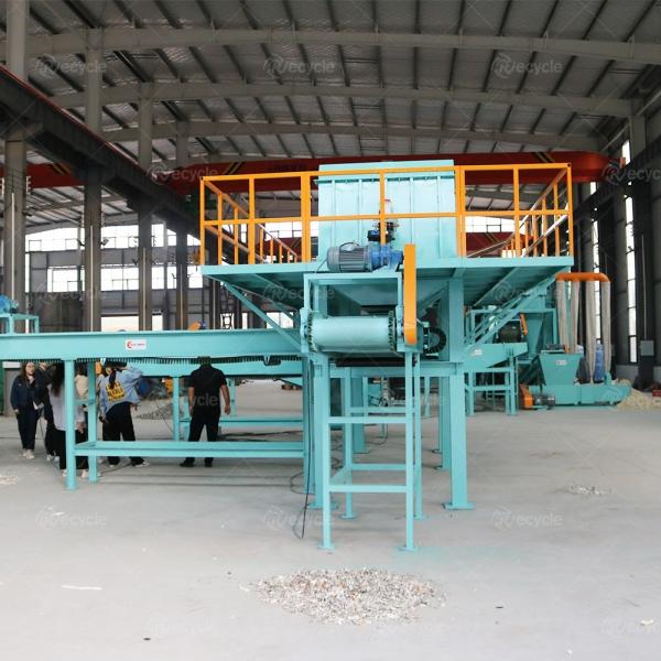 25-100units/H E Waste Dismantling Platform with Plastic Metal Foam Separating Function