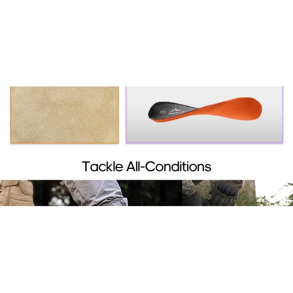 Camouflage ornaments Boots, Men'S ornaments Tactical Work Boots Side Zipper Leather Motorcycle Combat Boots (6-8 Inches)