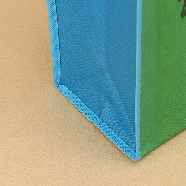 Eco-friendly 80GSM non-woven value priced shopping bag, reusable fold able green earth carry bags logo printed branding