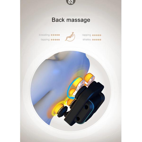 White Leather Electric Massage Recliner Chair SAA 4d Odm