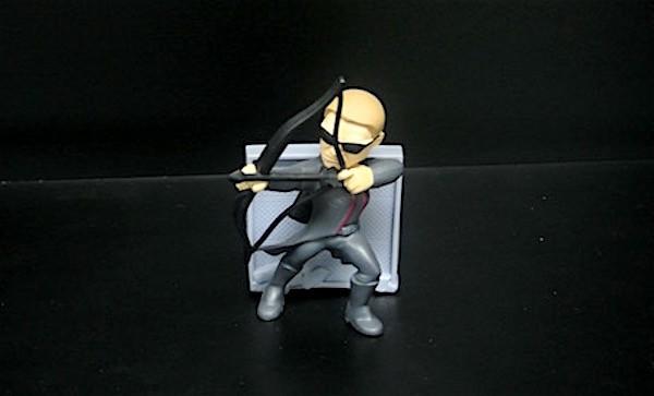 Hawkeye Guy Little Collectible Toys Wears Glasses For Home Decoration