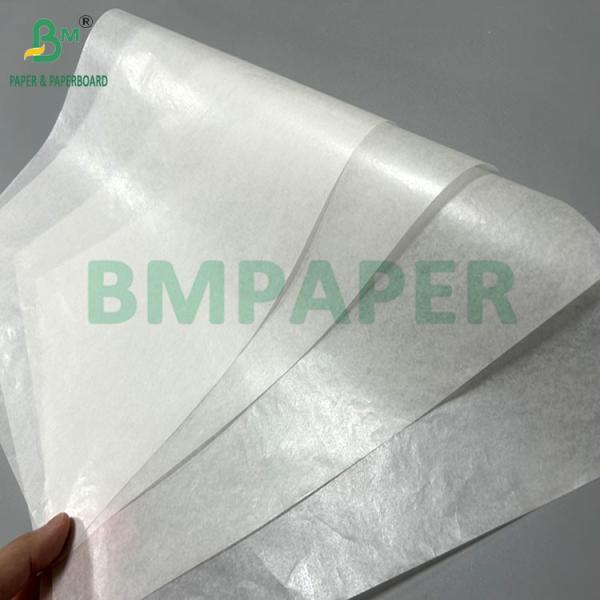 35gram  White Printable Oilproof Wax Coated Paper For Sandwich Wrapping A4 Sheet