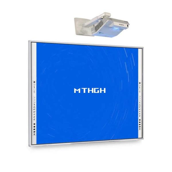 83 Inches 10-Point Touch Smart Whiteboard with 32768x32768 Resolution for Interactive Presentations