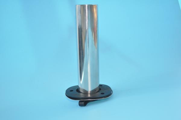 Fishing Rod Holder  Stainless Steel Flush Mount Polished 90 degree Isure Marine